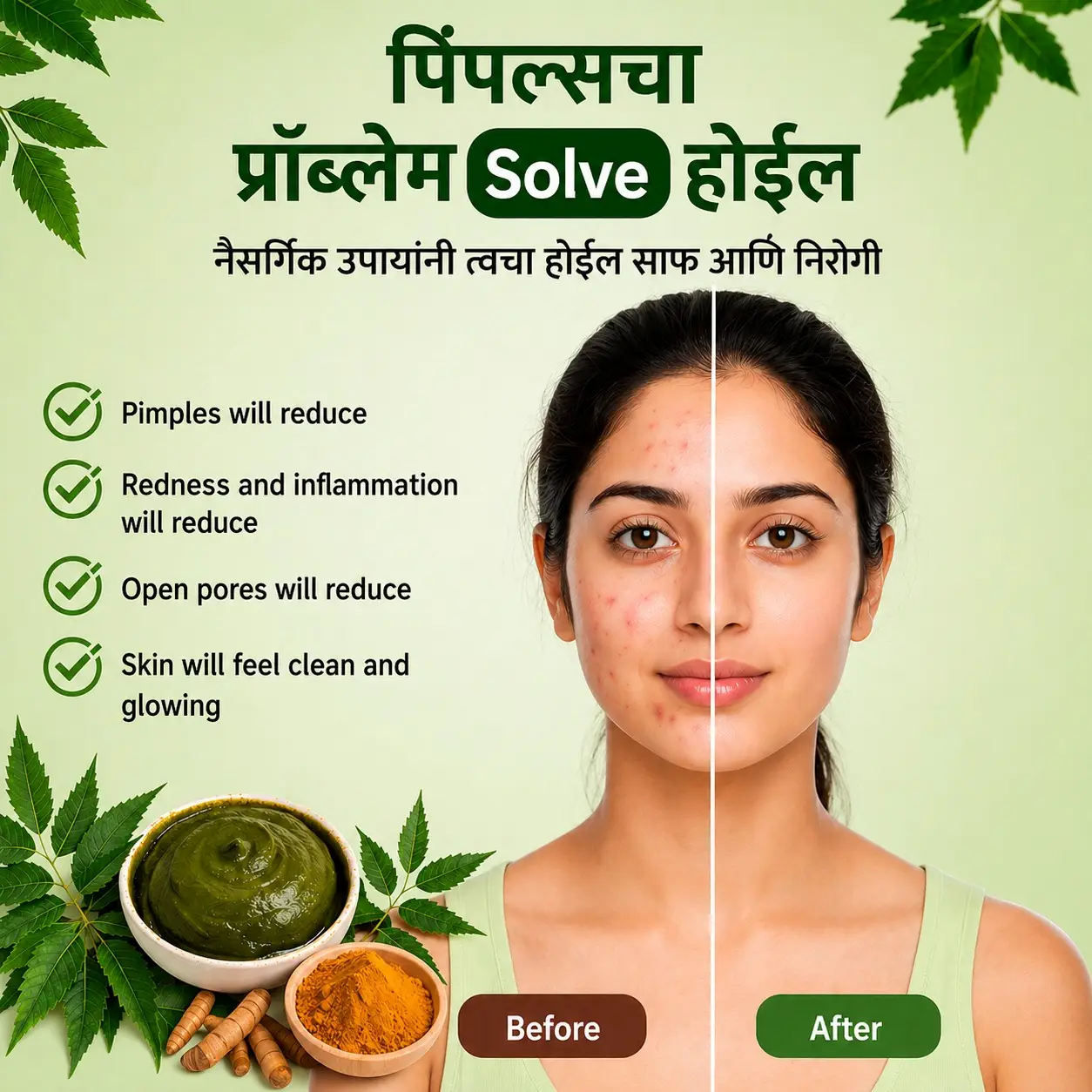 Pimples problem solution